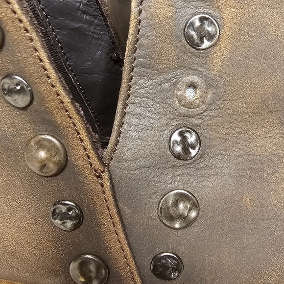 Musse & Cloud Studded Leather ankle boots Size 5 NWOT - Picture 8 of 8